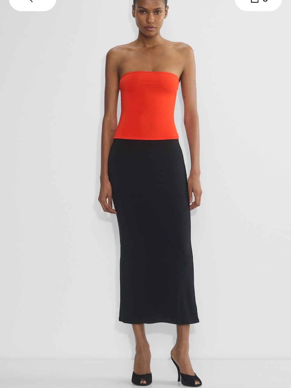 Aritzia Strapless Original Contour Top